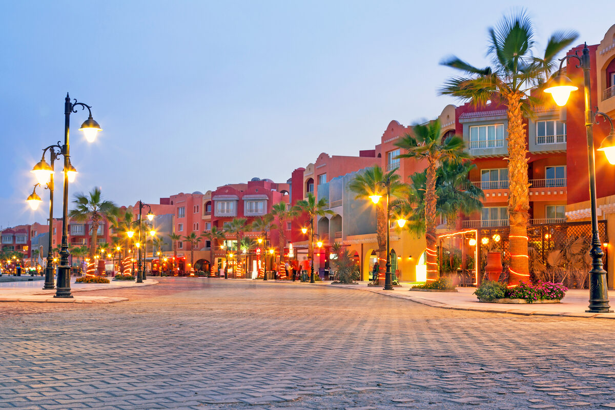 Modern apartment interior - vacation apartment with Red Sea view in Hurghada Egypt